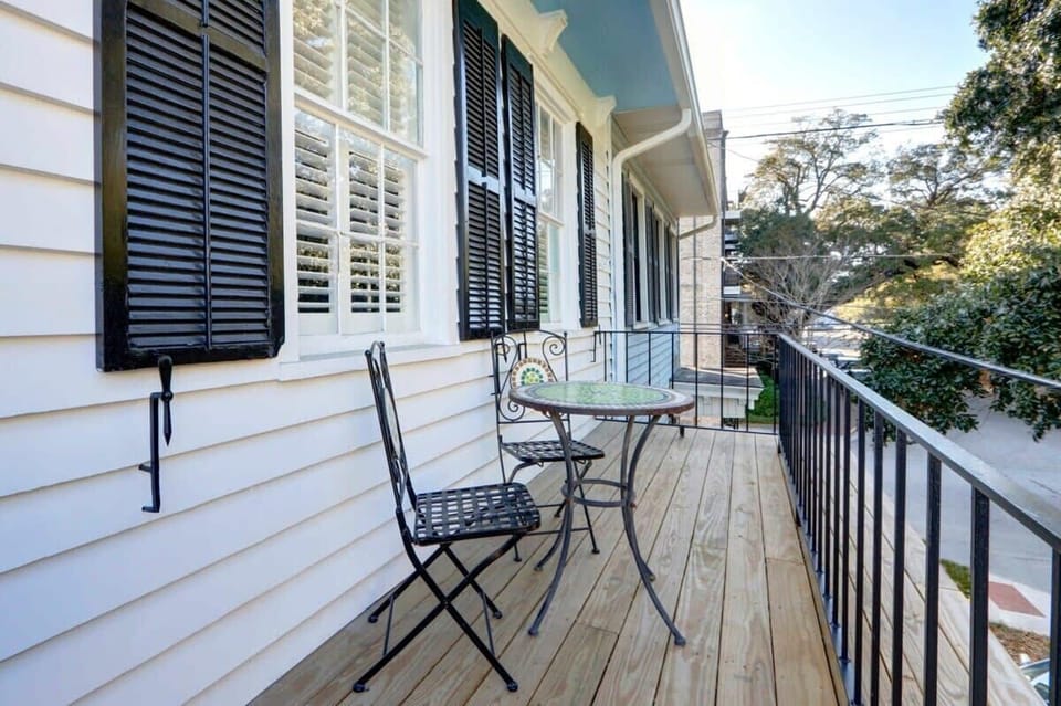 Spacious balcony