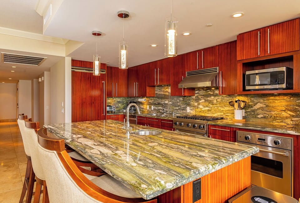 Breakfast bar for buffet style dining