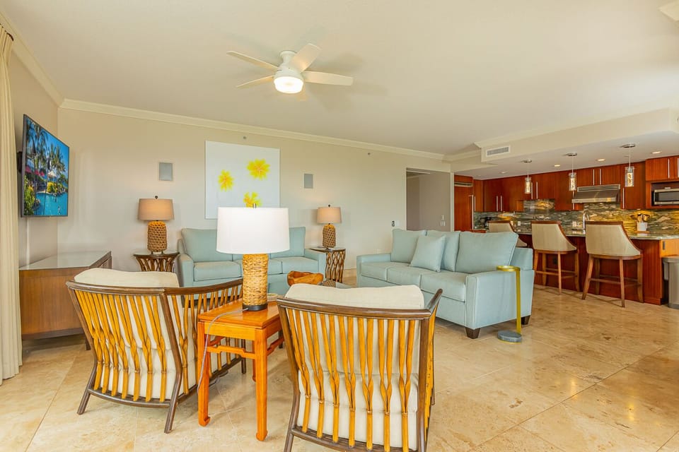 Open floor plan to enjoy your O'hana