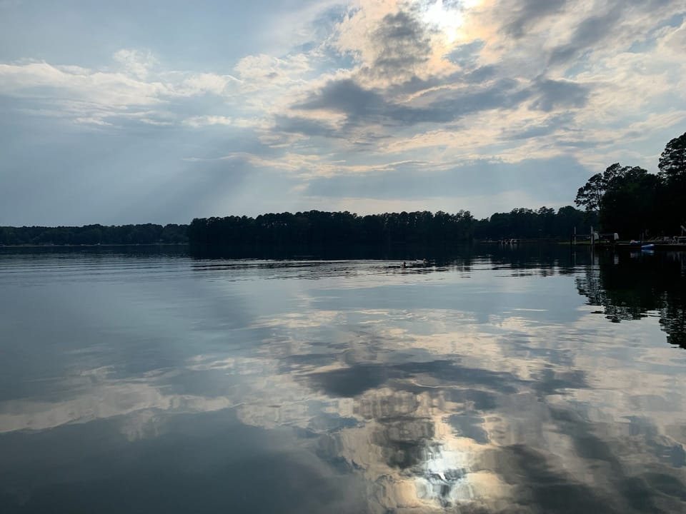 Lake view from the dock