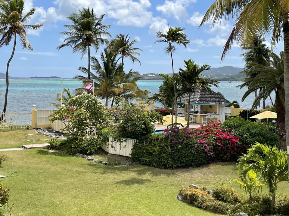 ocean view from our balcony