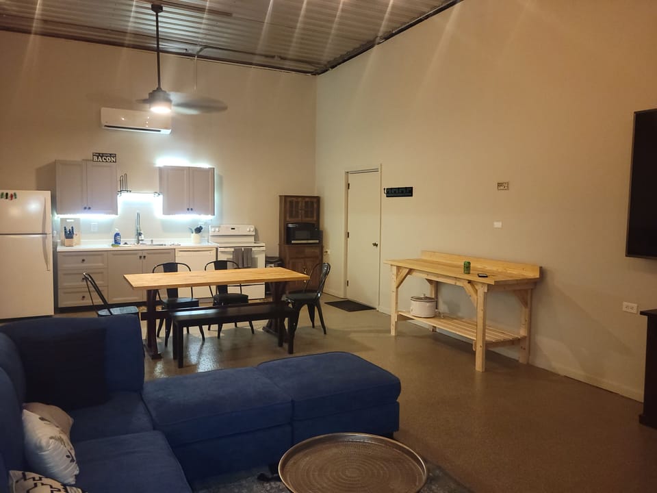 Living/dining/kitchen great room