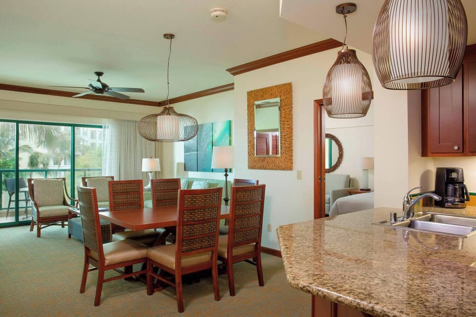 Separate dining area