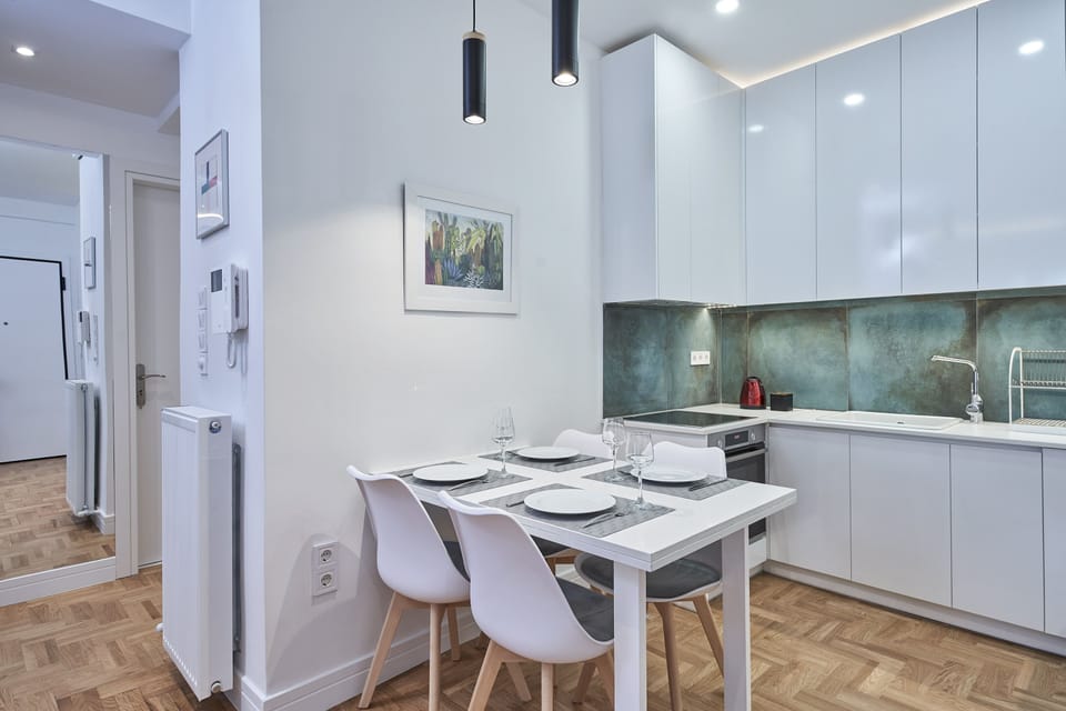 Comfort Apartment | Private kitchen | Full-size fridge, microwave, oven, dishwasher