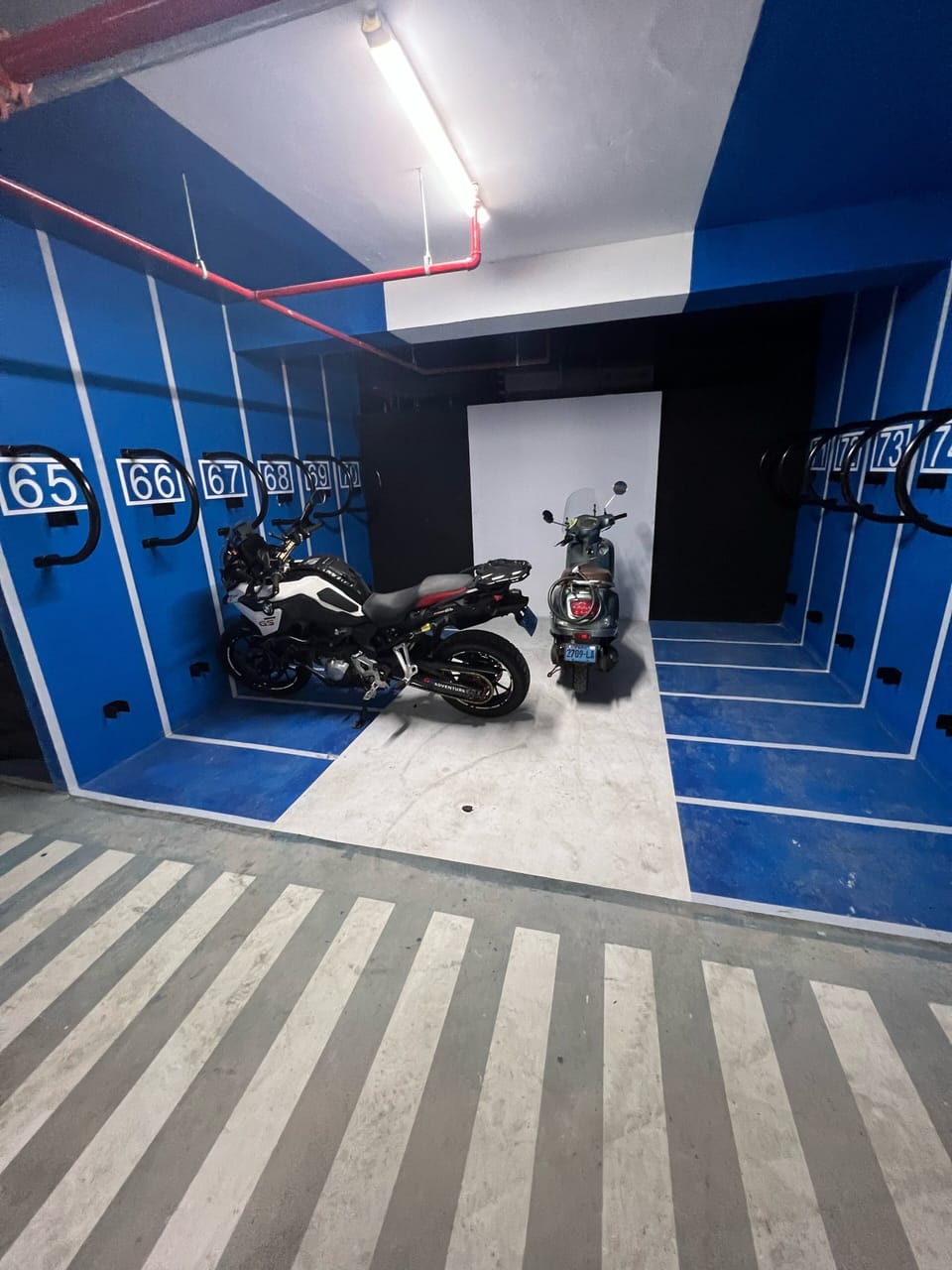 Bike parking area 