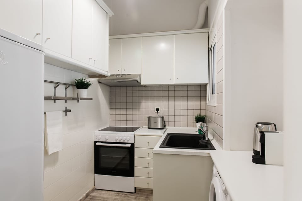 Standard Apartment | Private kitchen | Fridge, oven, stovetop, espresso maker