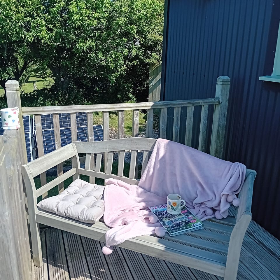 Tea on the decking