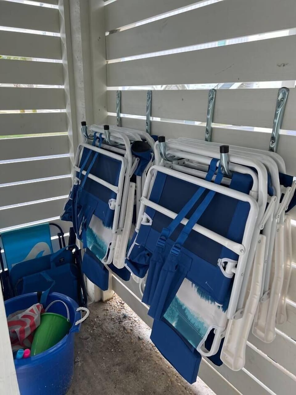 Complimentary beach chairs to enjoy 