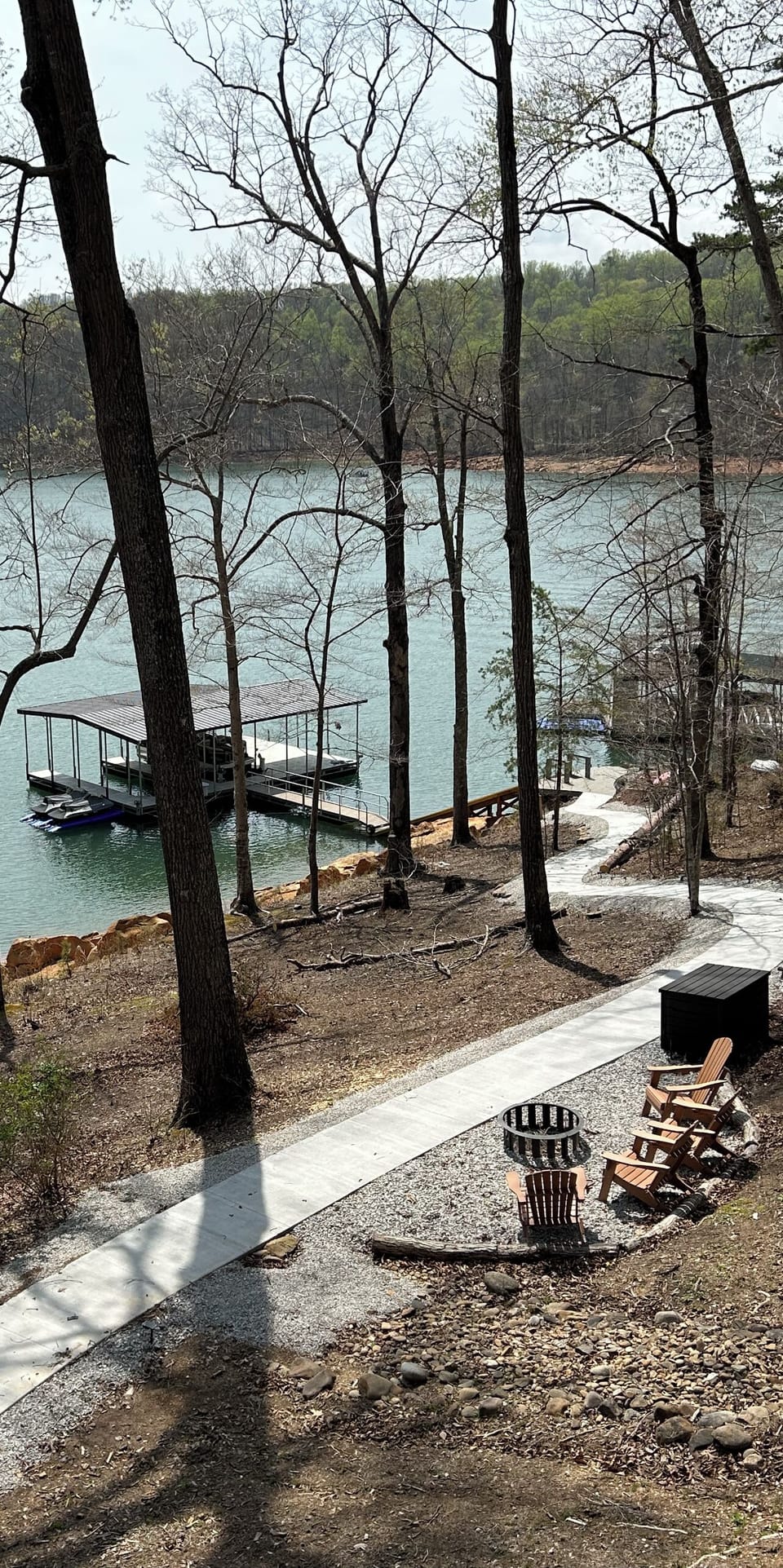 VIEW FROM THE CABIN DECK!