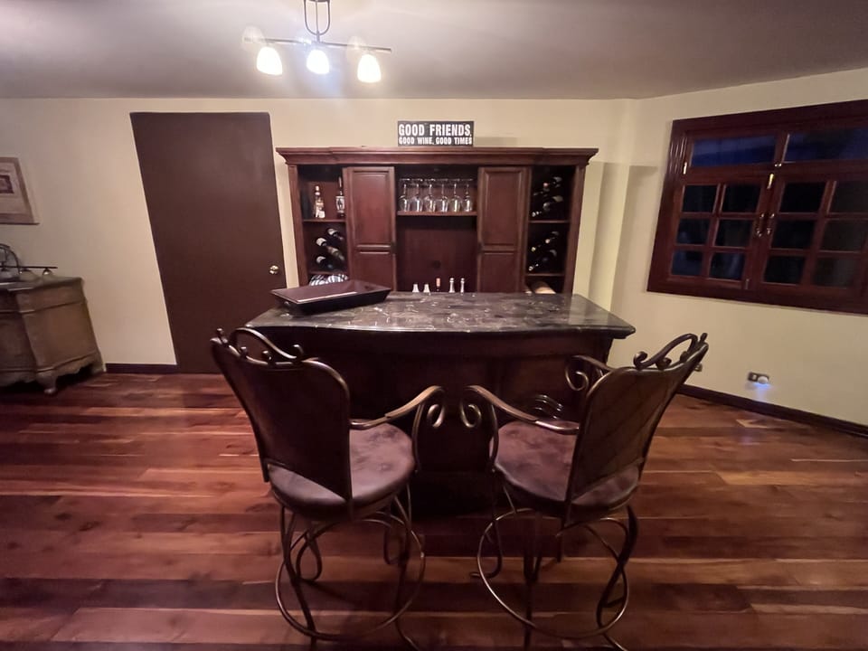 Wet bar in family room on lower level
