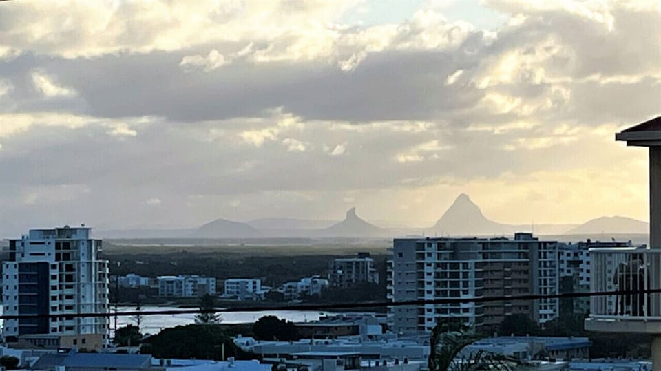 Glass House Mountains View from Balcony
