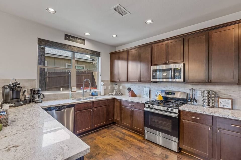 Prepare your favorite meals in the spacious, fully equipped kitchen