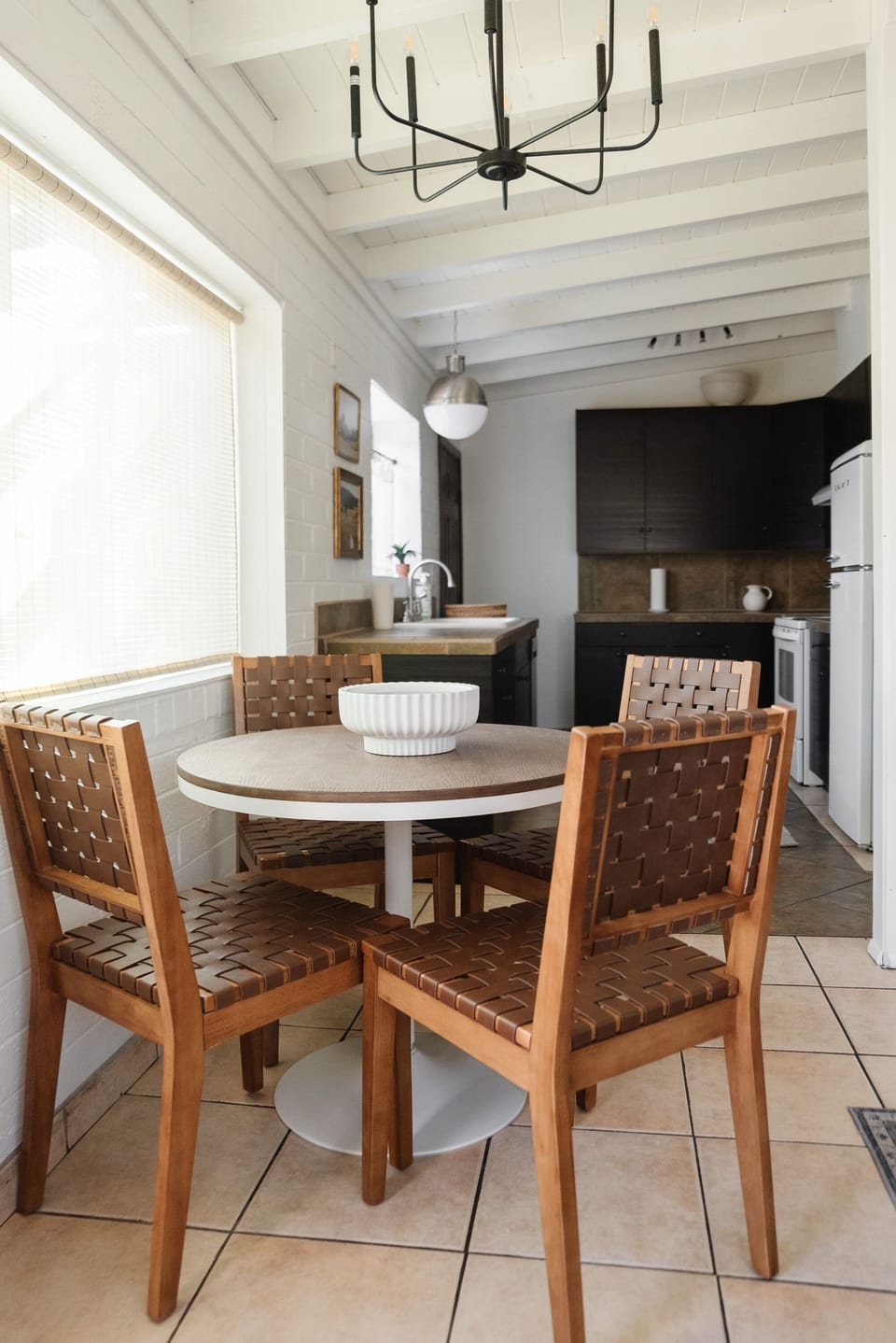 Enjoy your favorite meal and a game night in around the dining table.