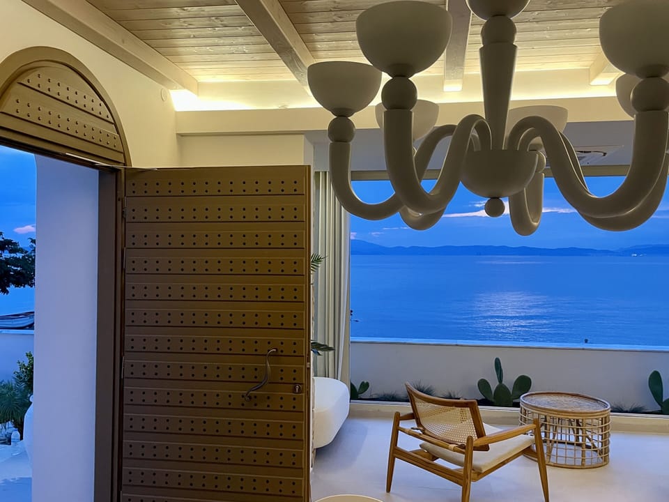 Byblos Aqua, The Amazing Sea Front Villa | Living area | TV, heated floors