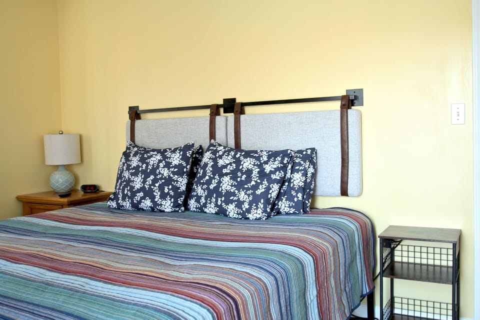 Rest up in the king sized bed for another day of fun!