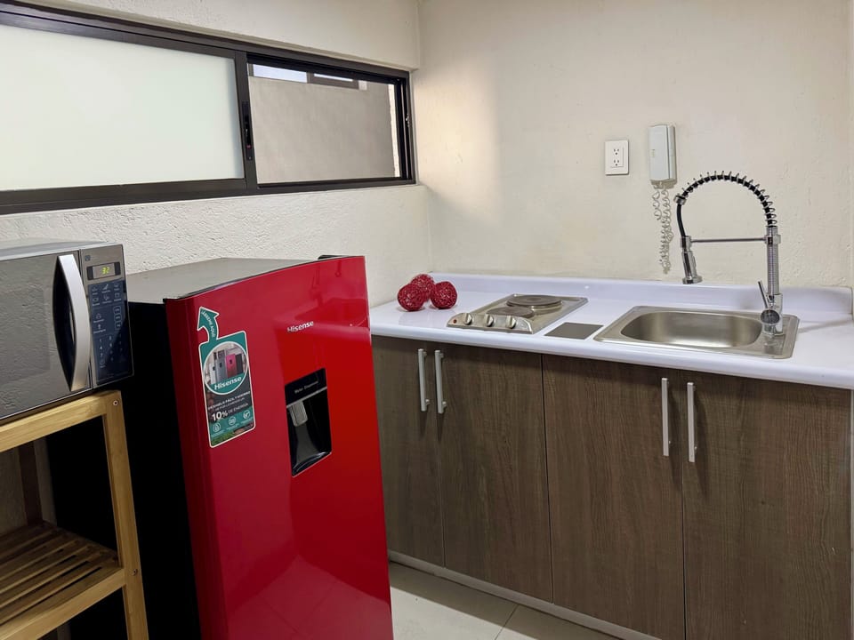 The kitchen 