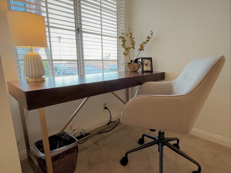Dedicated work area in Bedroom 2