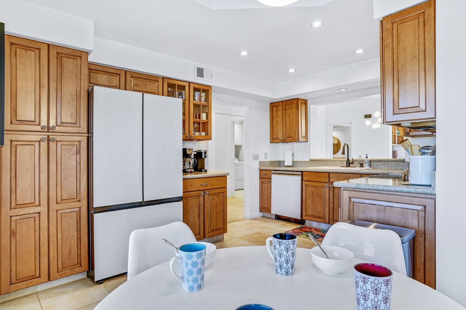 Updated kitchen with dining nook. 