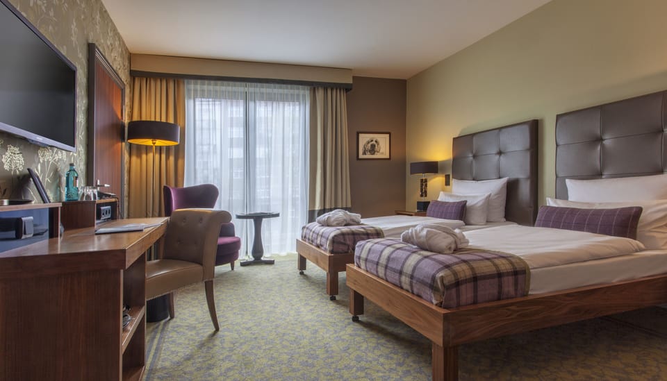 Deluxe Twin Room | In-room safe, desk, free WiFi, bed sheets