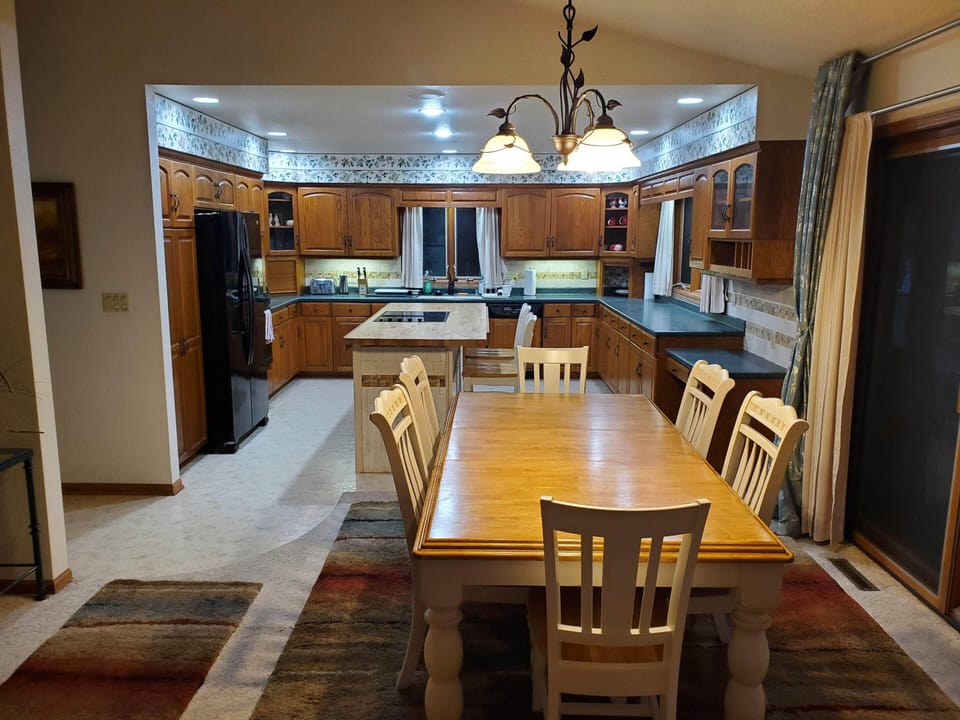 Kitchen and upstairs dining
