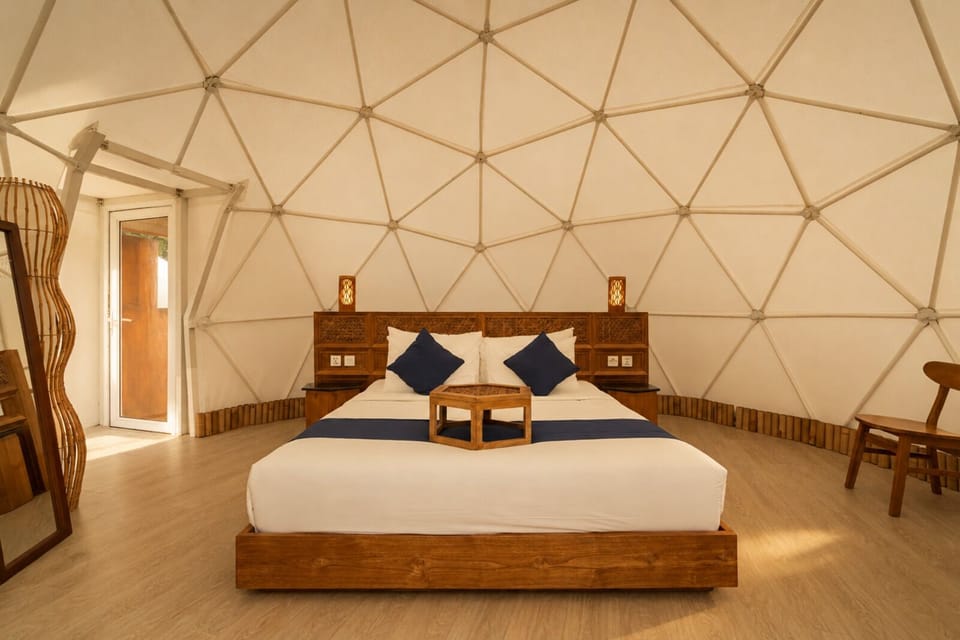 Luxury Tent, 1 Bedroom, Private Pool, Pool View | WiFi (free), bed sheets