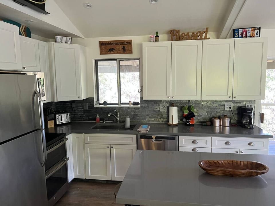 Amenities abound.  Kitchen.