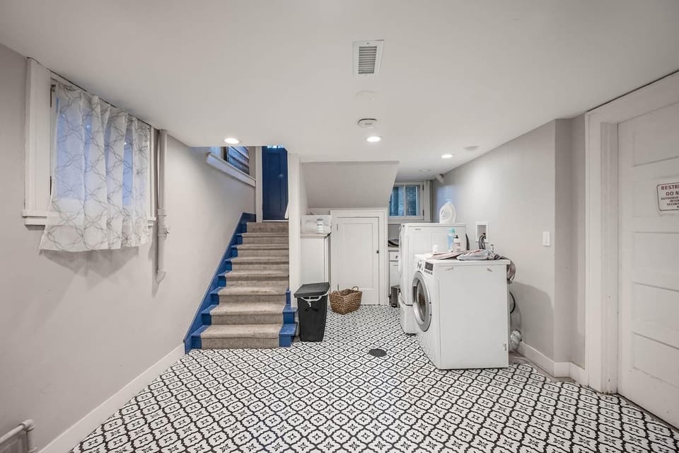 Shared laundry room