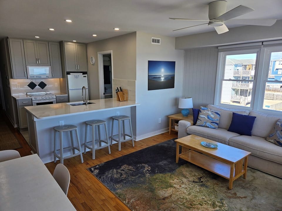 Living Area to Kitchen