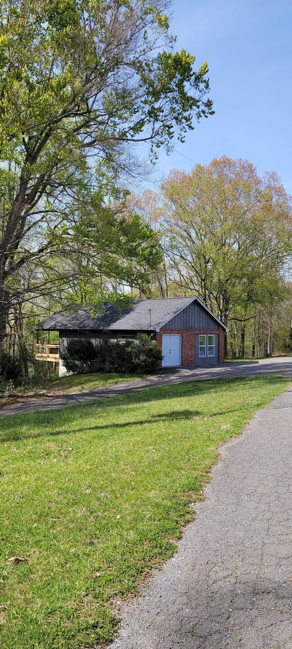 The cottage is next door to our home. This is our farm we are sharing with you. 