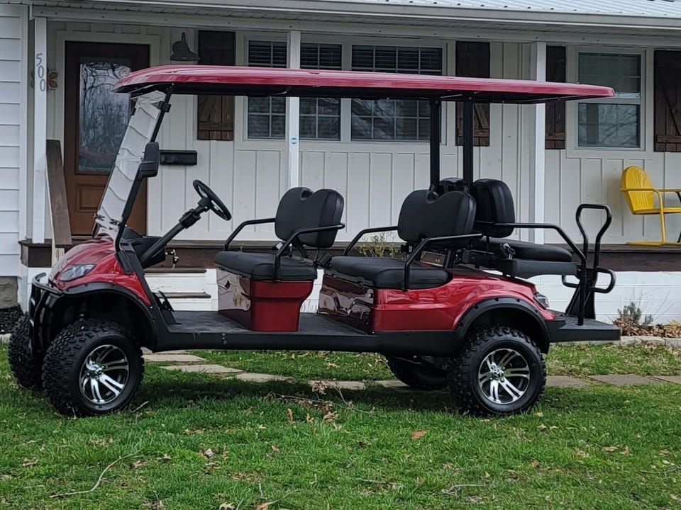 Golf cart available to Rent between 3 houses on first come first serve basis.