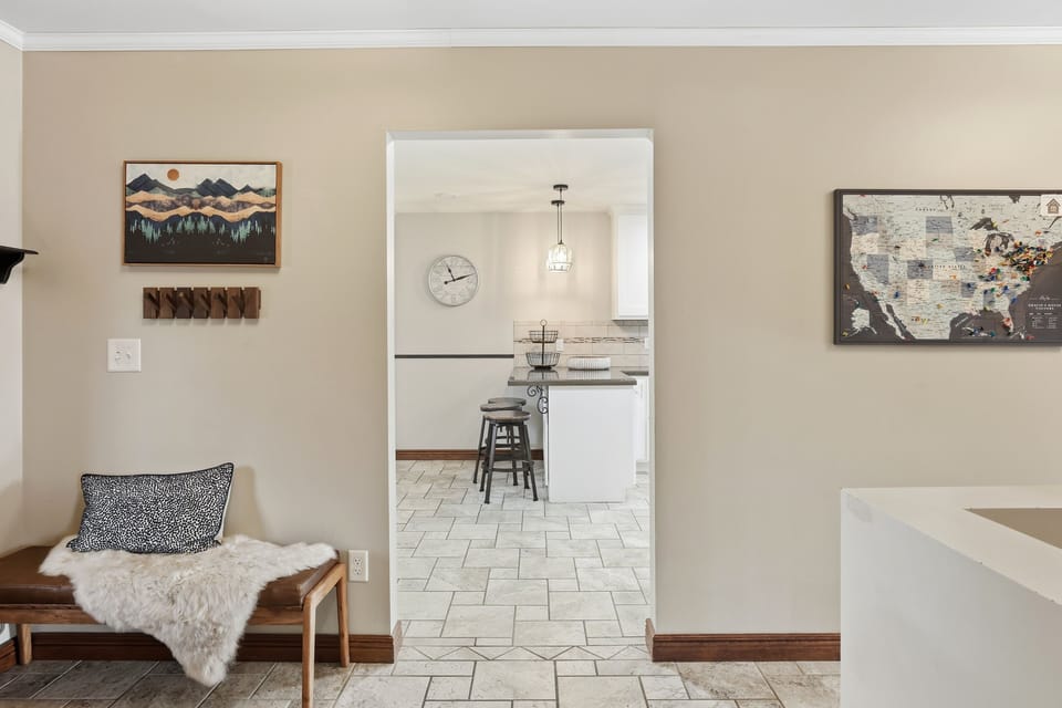Entry way into kitchen