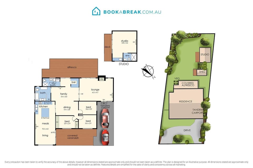 Floor and site plan