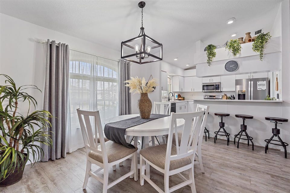 Super stylish design w/ vaulted ceilings that truly open up the space!