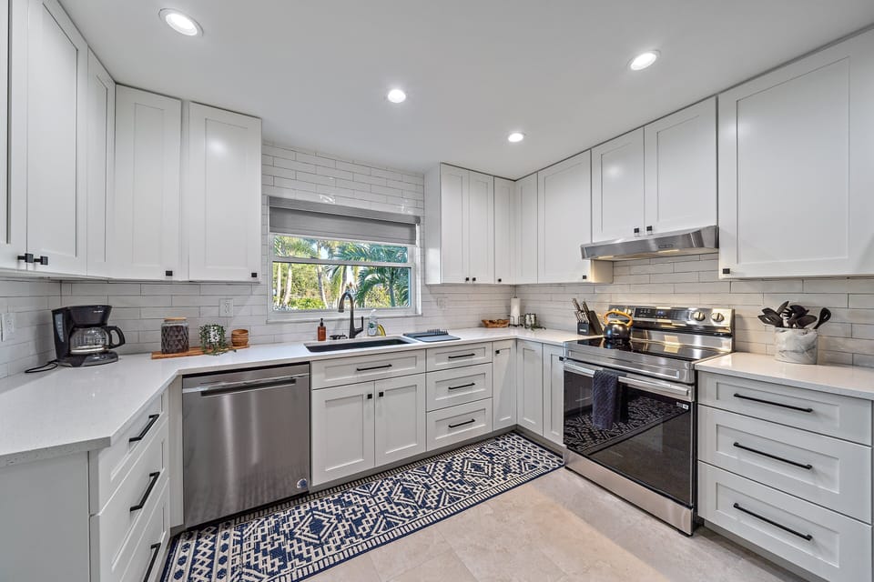 We hope that you will appreciate all of these gorgeous stainless steel appliances as much as we do :)