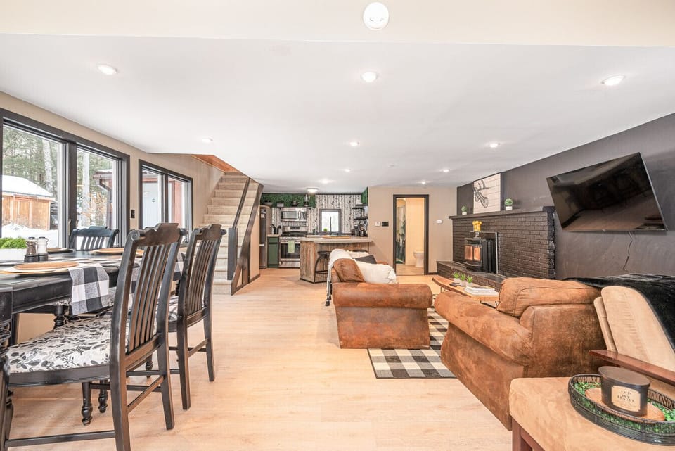 Experience the convenience and comfort of a modern open living space with everything you need for a memorable stay