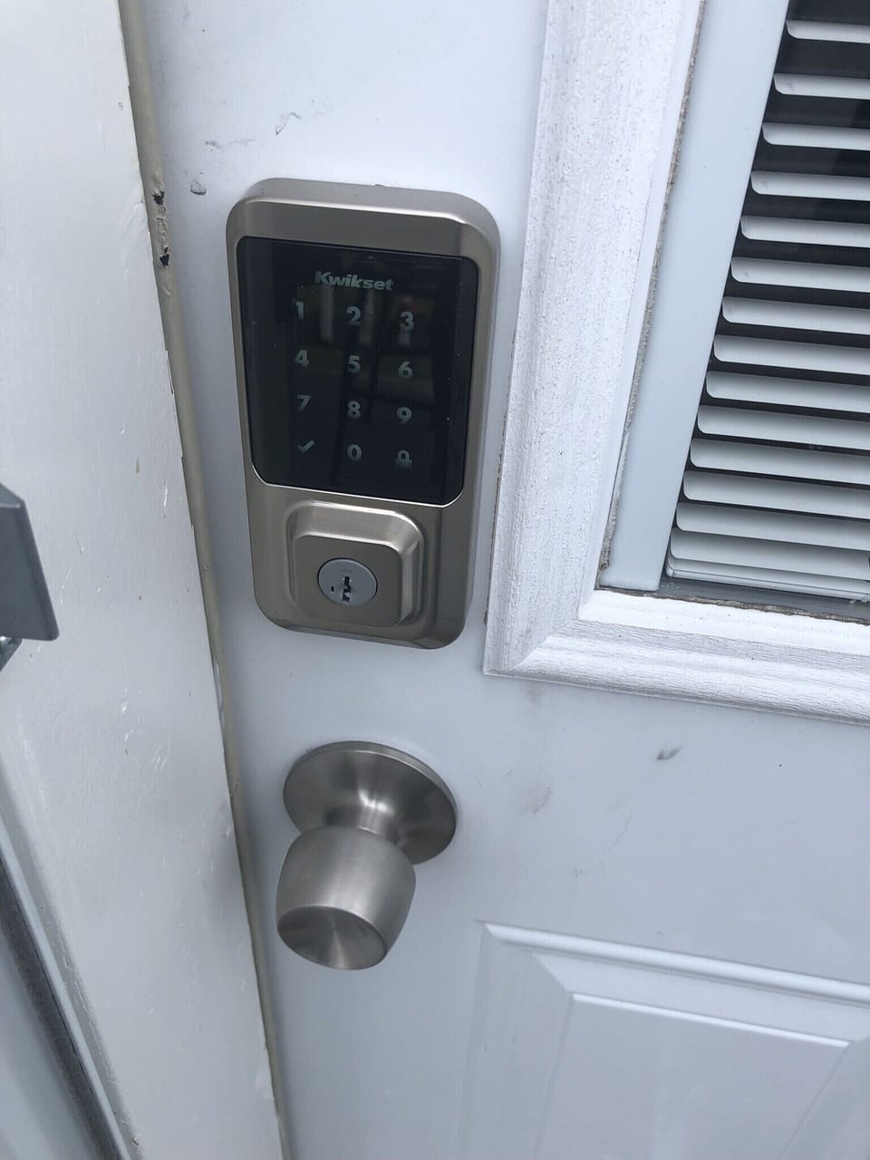Encode door lock to enter