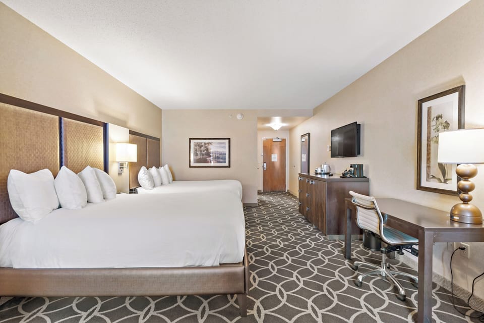 In-room safe, desk, blackout drapes, iron/ironing board