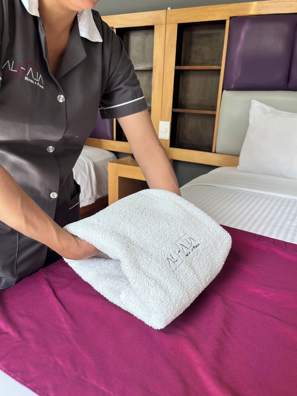 Standard Two Queen Size Beds | Desk, laptop workspace, iron/ironing board (on request), WiFi (free)