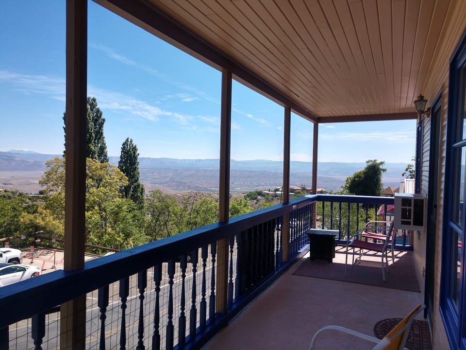 View from deck looking North over looking Sedona and the Verde Valley.