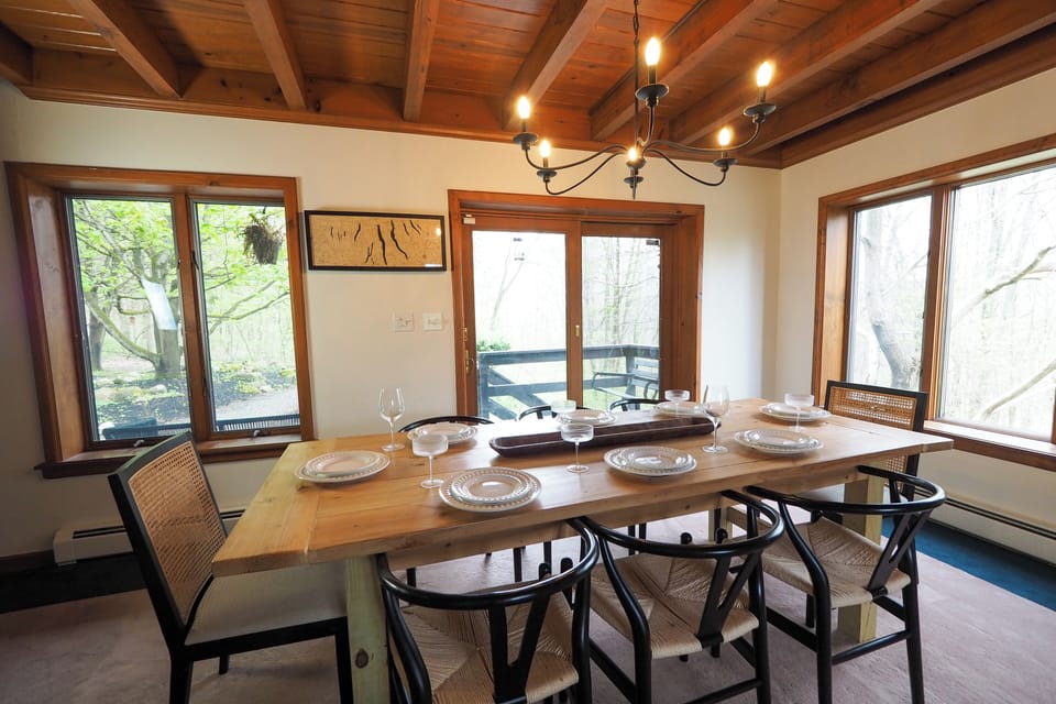 Gather around the table for meals, staying connected to the heart of the home.
