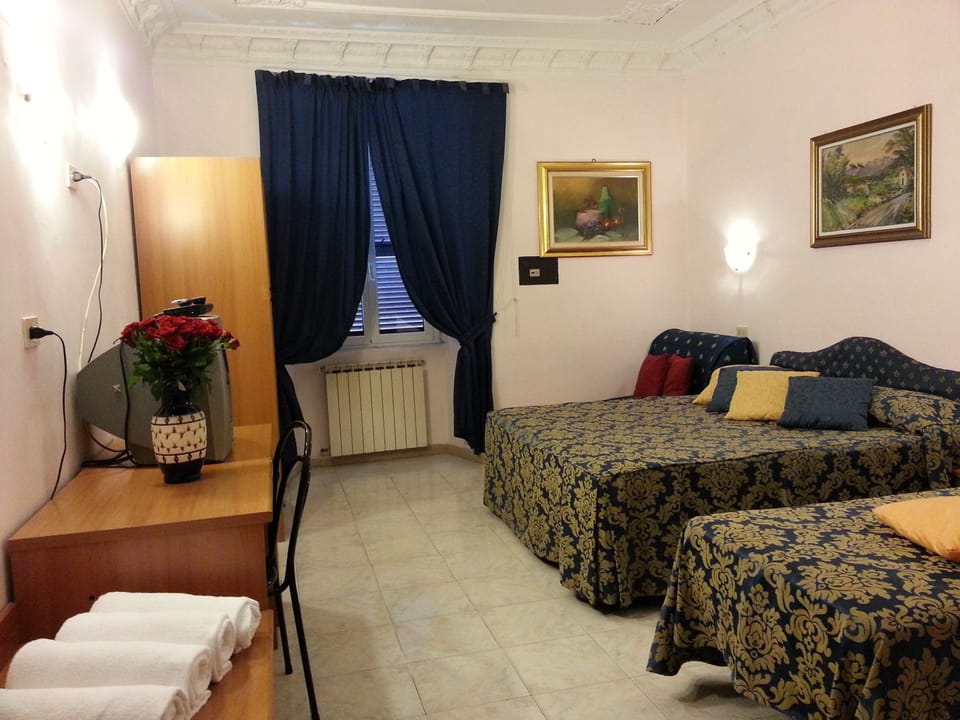 Egyptian cotton sheets, down comforters, in-room safe, desk