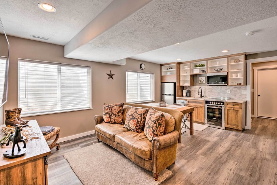 Living Space | Dining Area | Kitchen