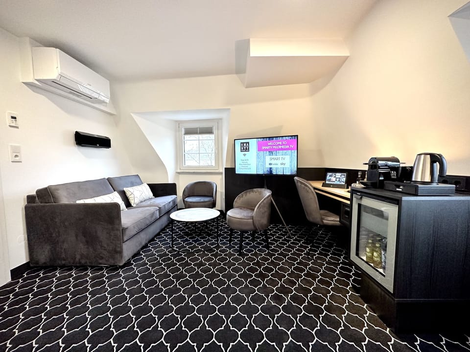 Panoramic Suite, 2 Bedrooms | Premium bedding, in-room safe, individually decorated, desk