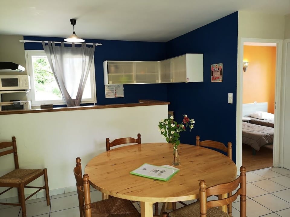 Gite "La Morille" | Living area | 30-cm TV with digital channels