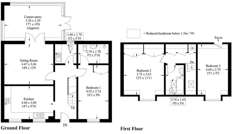 Plan your stay with this handy floor plan of the home.
