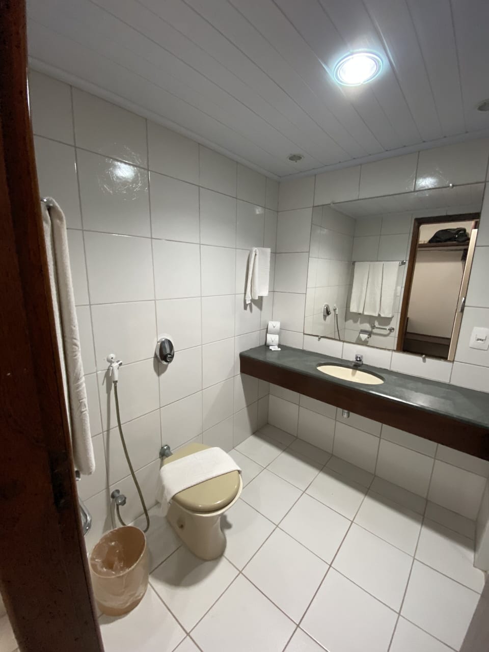 Classic Room | Bathroom | Shower, rainfall showerhead, towels