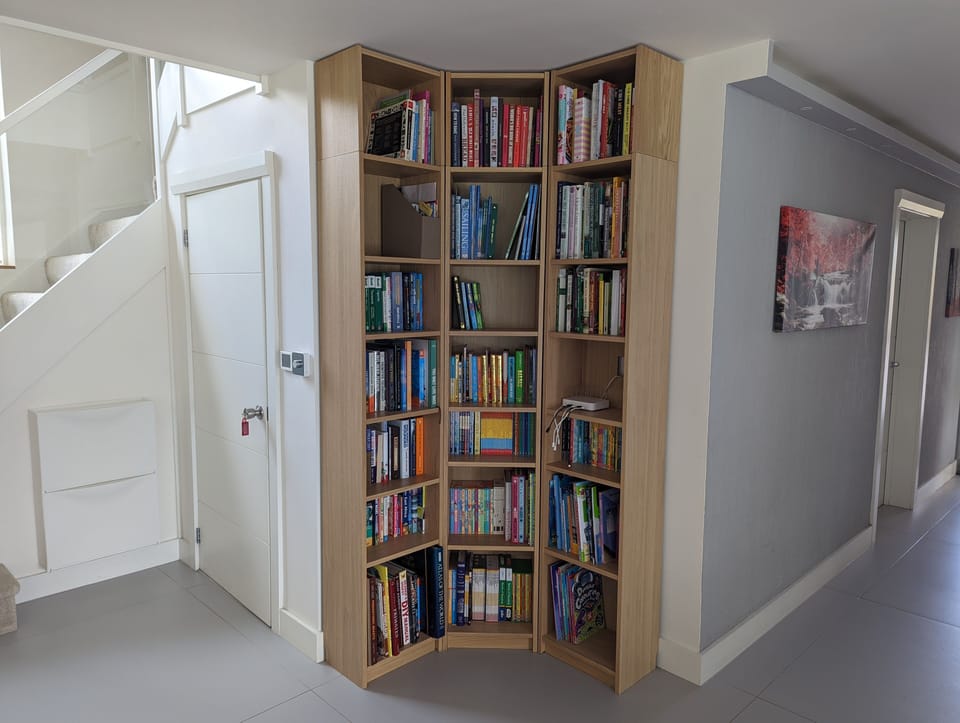 Large selection of books for you to enjoy.