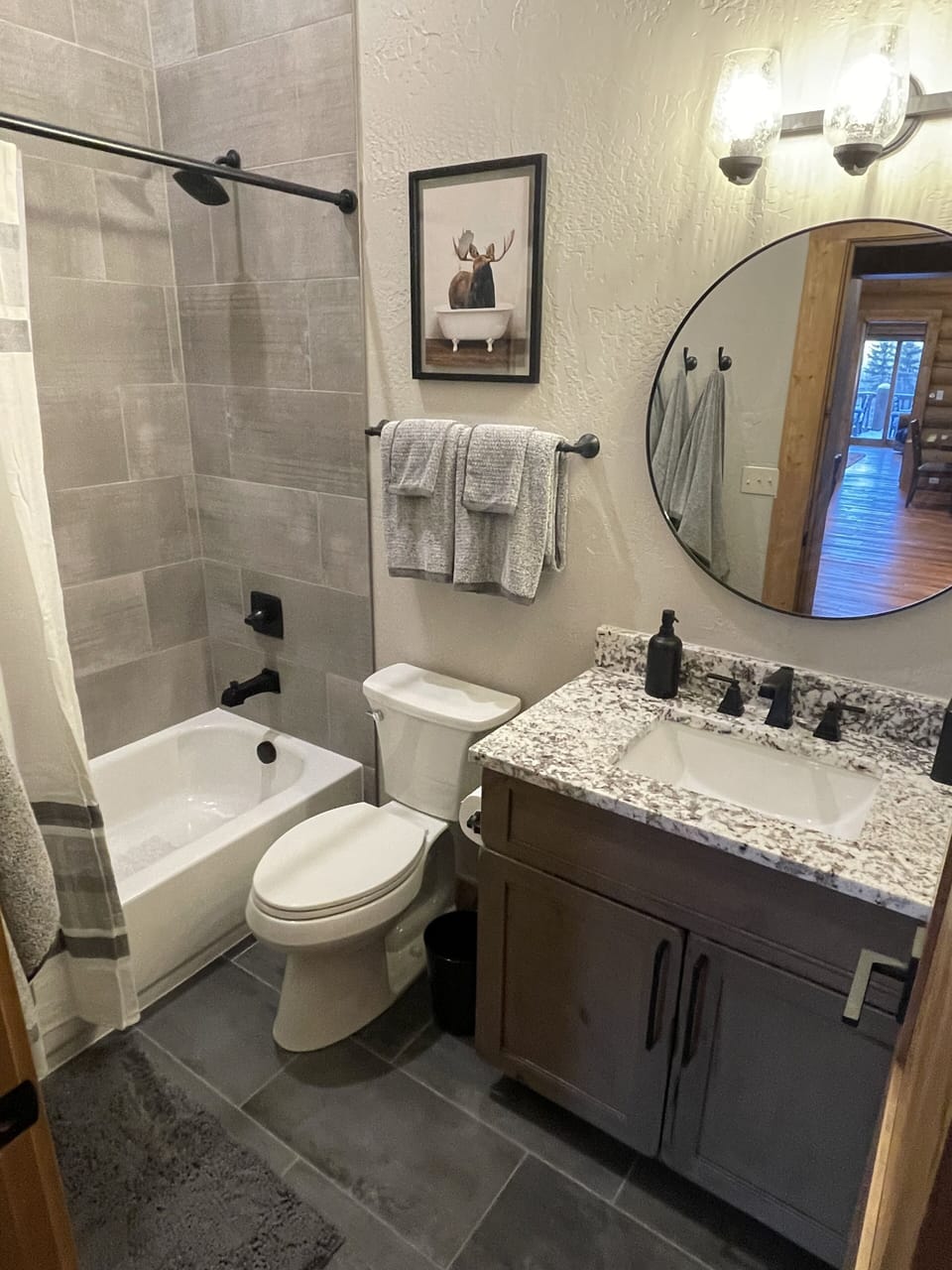 Here we have the main level bathroom.
