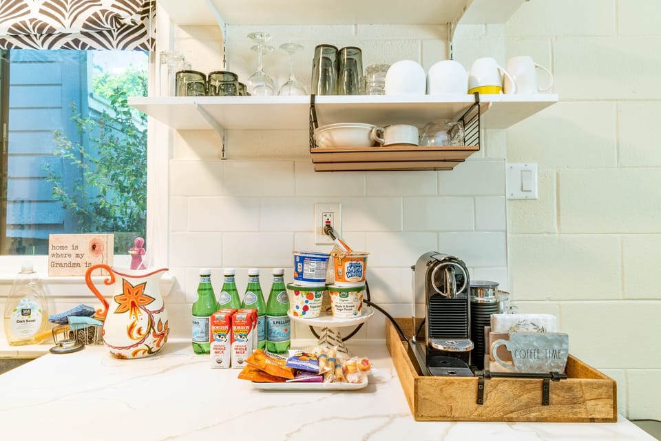 coffee and snack area