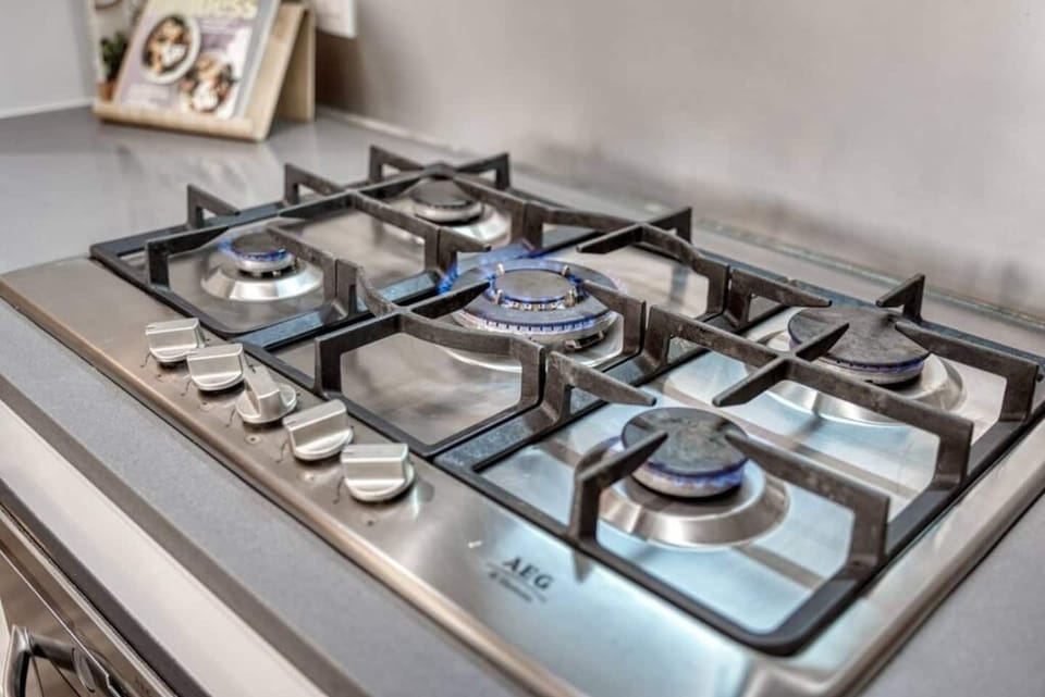 Gas cooktop and pull out range 
